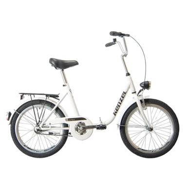 KENZEL Sklopivi bicikl torpedo Camping Ceremony 20", 1 brzina, bijela